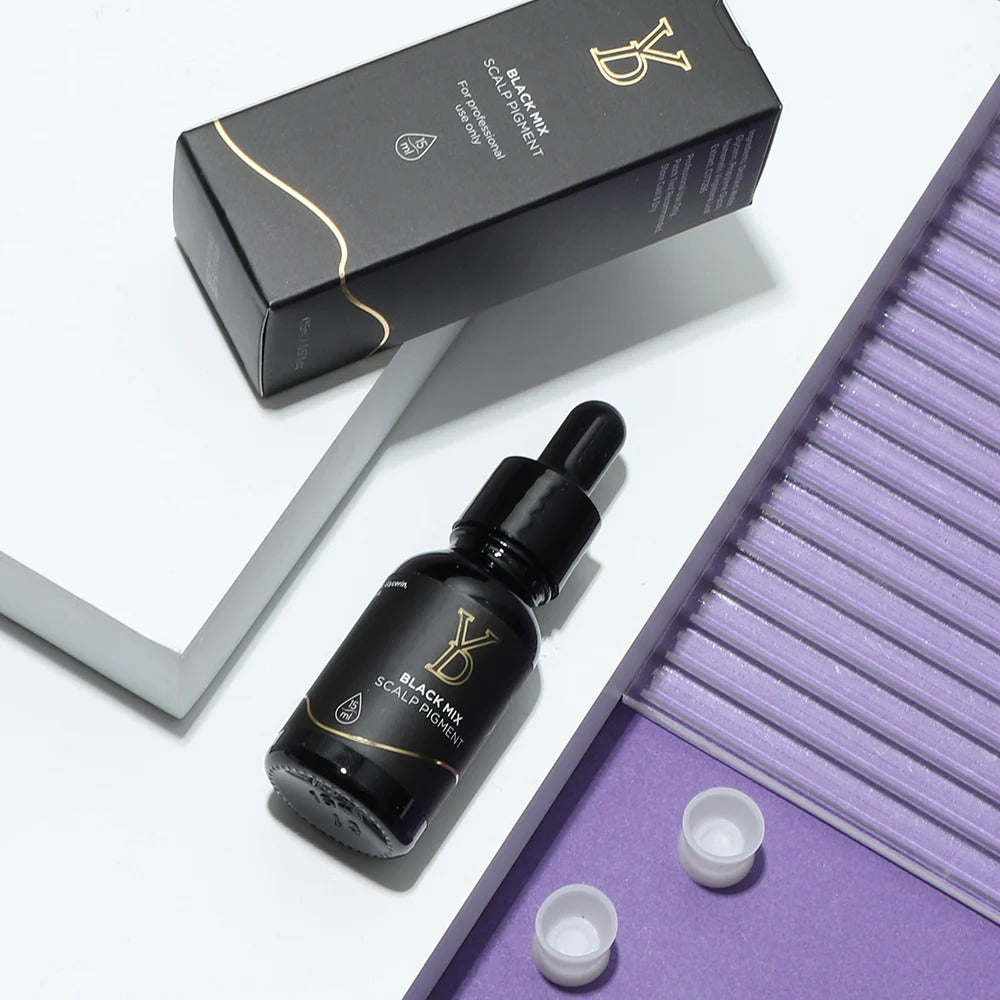 YD Professional Scalp Micropigmentation Pigments — BLACK MIX & BLACK PRO