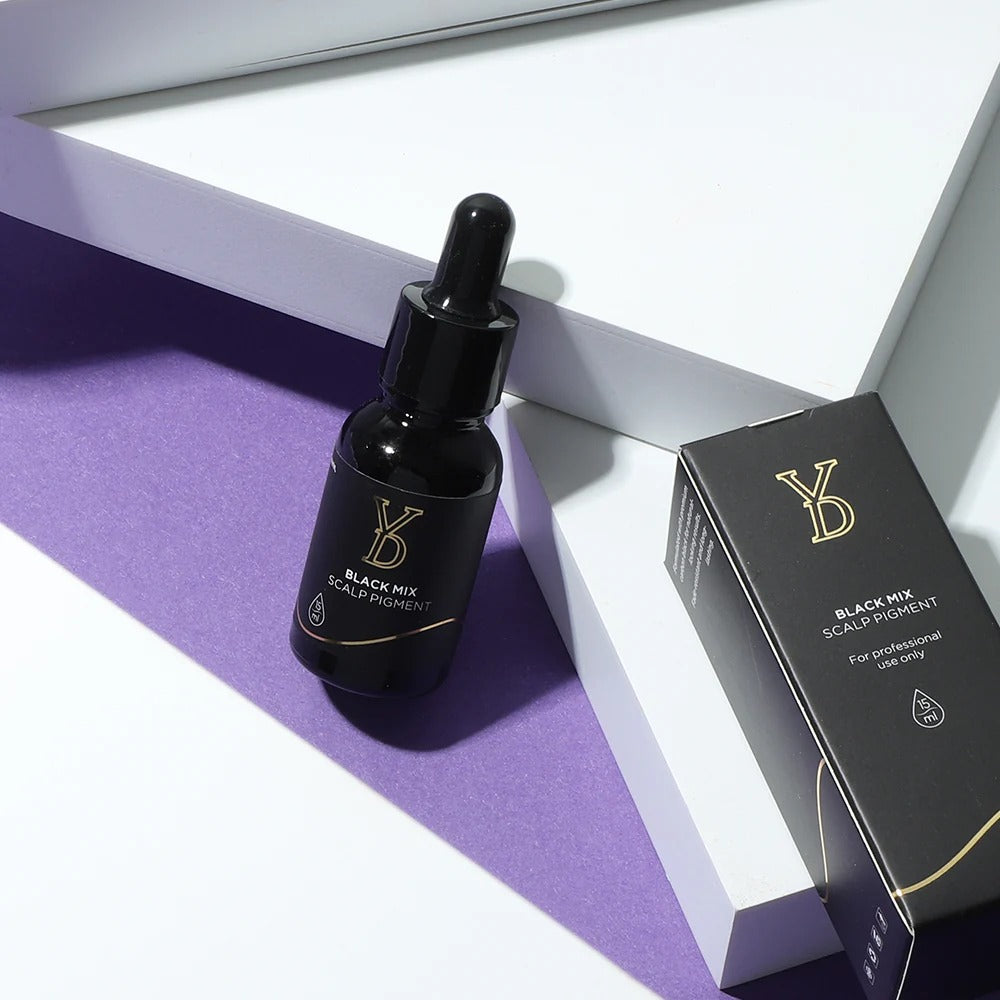 YD Professional Scalp Micropigmentation Pigments — BLACK MIX & BLACK PRO