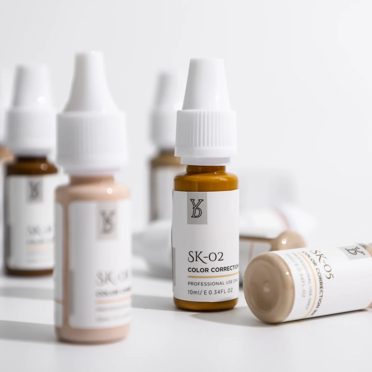 YD Skin Camouflage Pigments – 20 Professional Skin Tone Shades