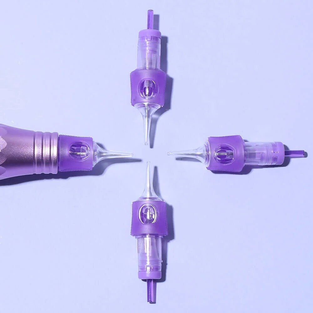 YD Violet Precision Universal PMU Cartridge Needles – 20 Pieces/Box