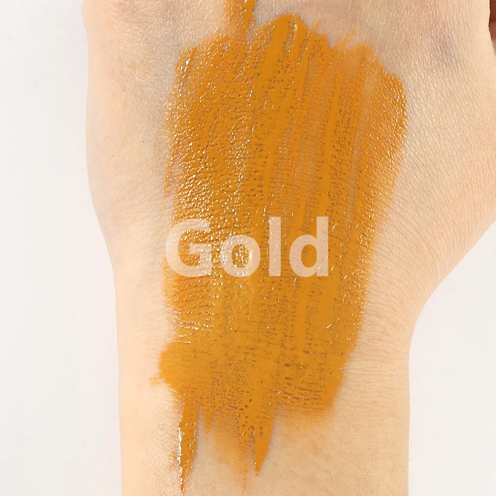 YD InoCream Gold Inorganic Eyebrow Pigment 12ml – Warm Golden Modifier PMU Pigment
