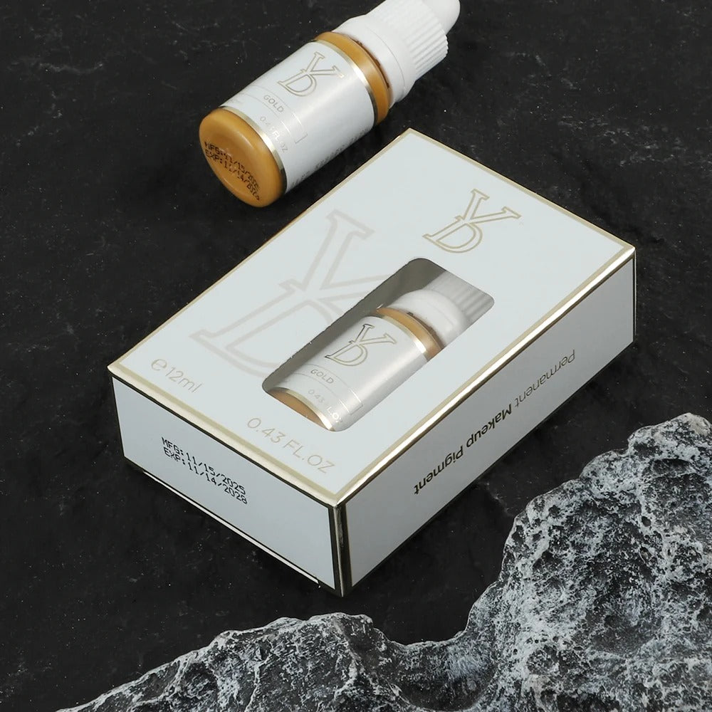 YD InoCream Inorganic Black Brown Brow Pigment – 12ml | Neutral Deep Brown PMU Pigment