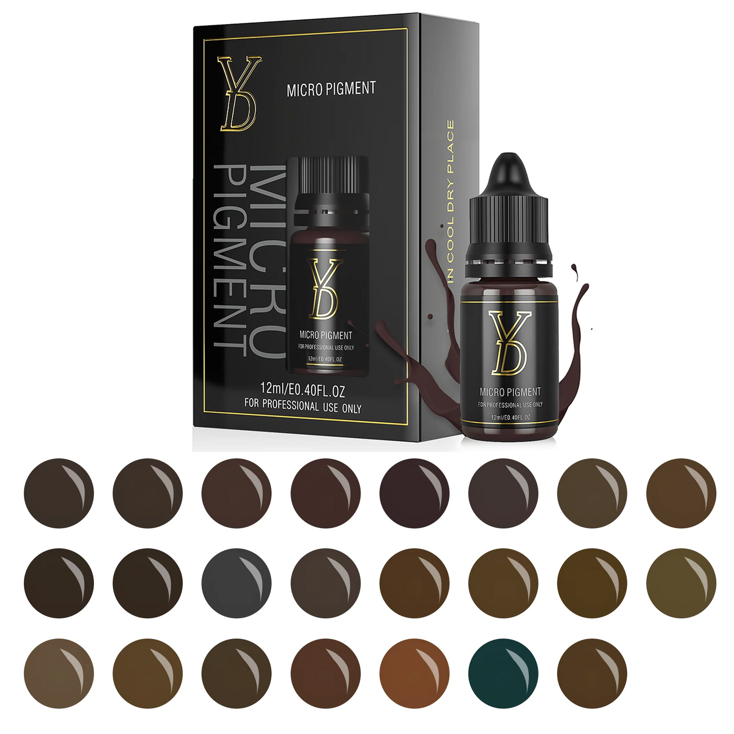 YD Nano Organic Liquid Pigment – 44 Shades Collection