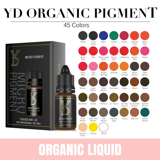 YD NANO Organic Liquid Pigment – 44 Shades for Brows, Lips & Eyeliner