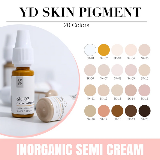 YD Skin Camouflage Pigments – 20 Selectable SK Shades, 10ml