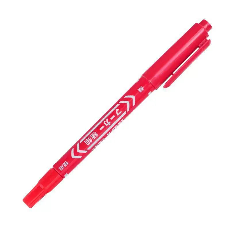 ZEBIFA Dual-Tip Oil-Based Marker Pen – 0.5mm Fine Tip + 1.0mm Marker Tip