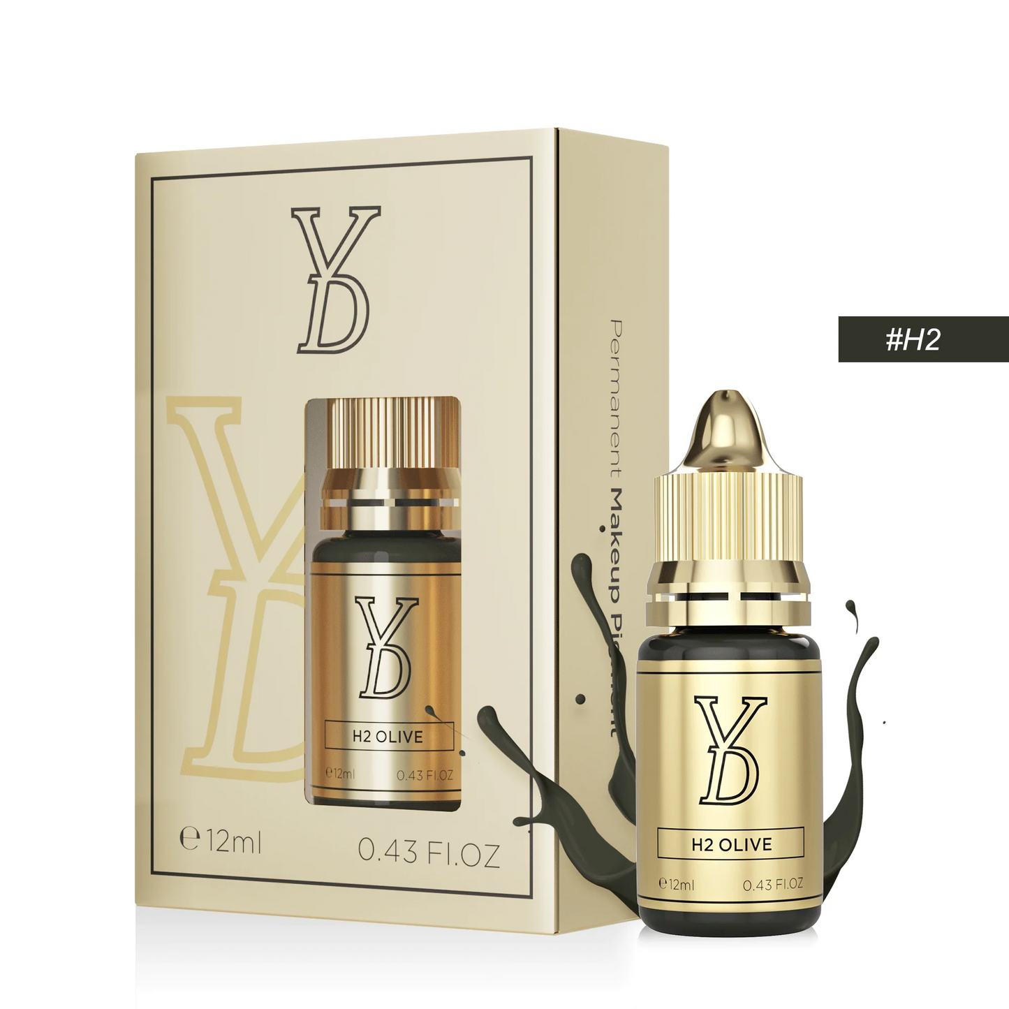 YD Hybrid Cream Pigment – H2 OLIVE (12ml)