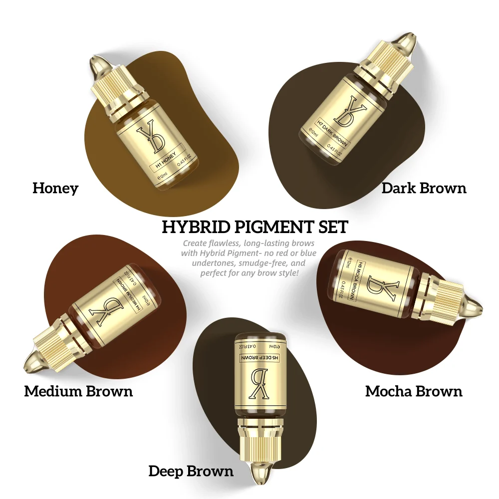 YD Hybrid Cream Brow Pigment – 8 Shades H1–H8