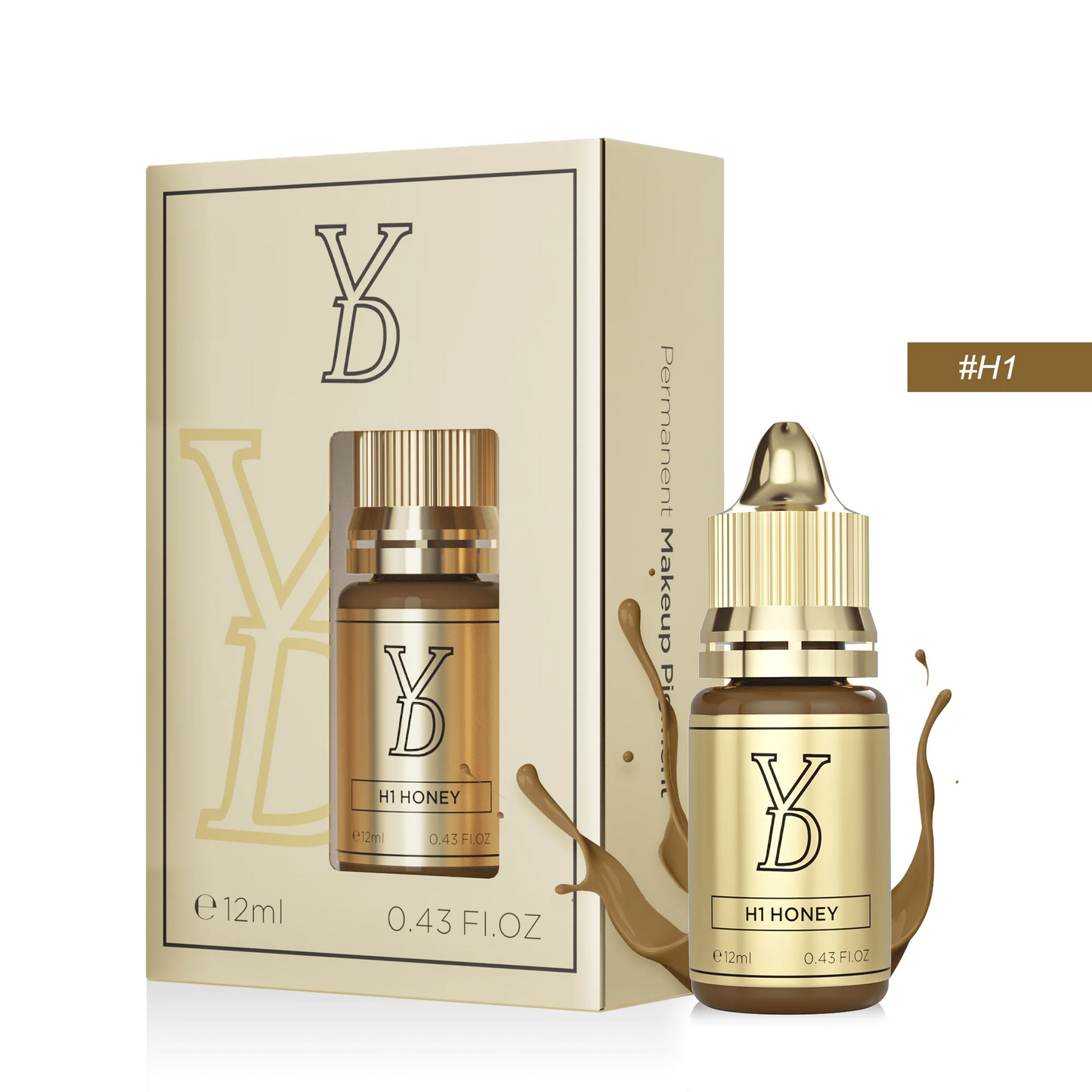 YD Hybrid Cream Pigment – H1 Honey (12ml)