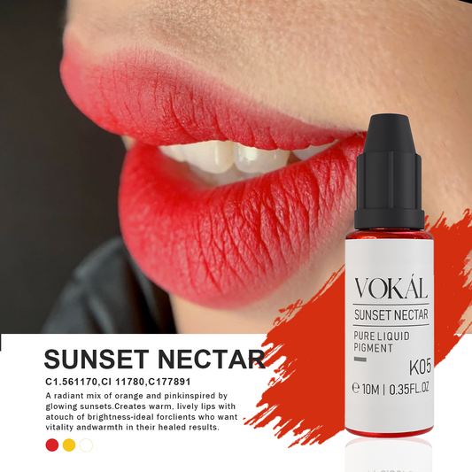 VOKÁL™ K05 Sunset Nectar – Water-Based Lip Pigment (10ml)