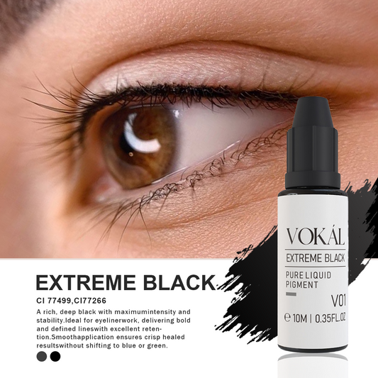 VOKÁL™ V01 Extreme Black – Water-Based Pigment (10ml)