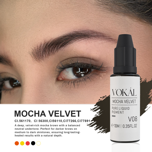 VOKÁL™ V08 Mocha Velvet – Water-Based Pigment (10ml)