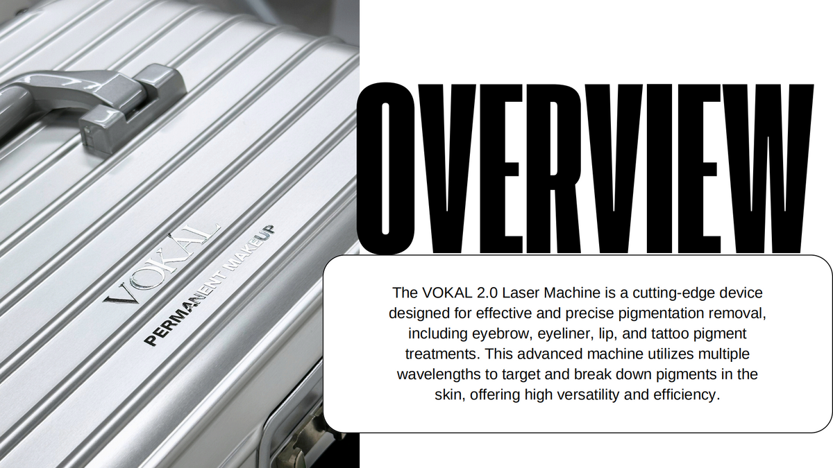 VOKAL LASER 2.0 Professional Pigment Removal Laser System – Multi-Wavelength PMU & Tattoo Removal Machine